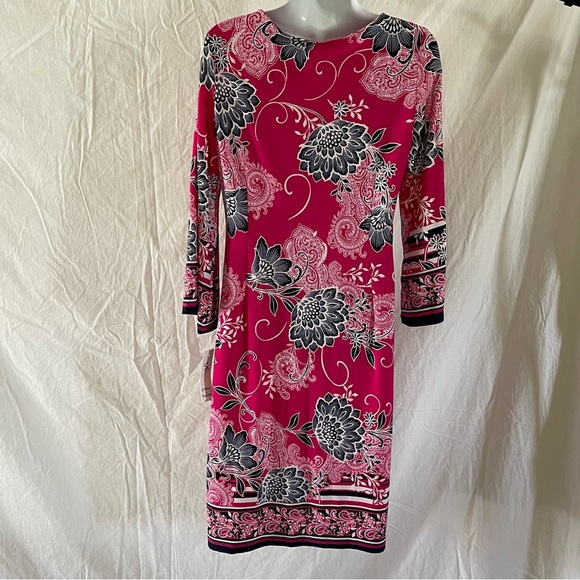 Shelby&Palmer bright pink midi dress size 8 new with tags - Picture 5 of 8